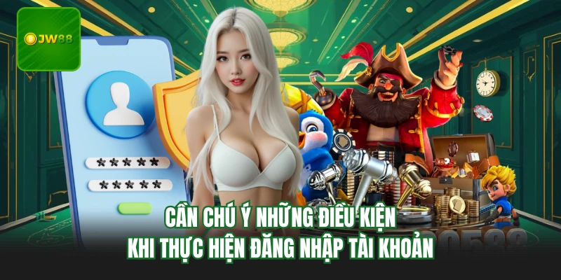 Đăng nhập JW88 - Hướng Dẫn 3 Bước Chuẩn Tối Ưu Năm 2026 4 Cần chú ý những điều kiện khi thực hiện đăng nhập tài khoản