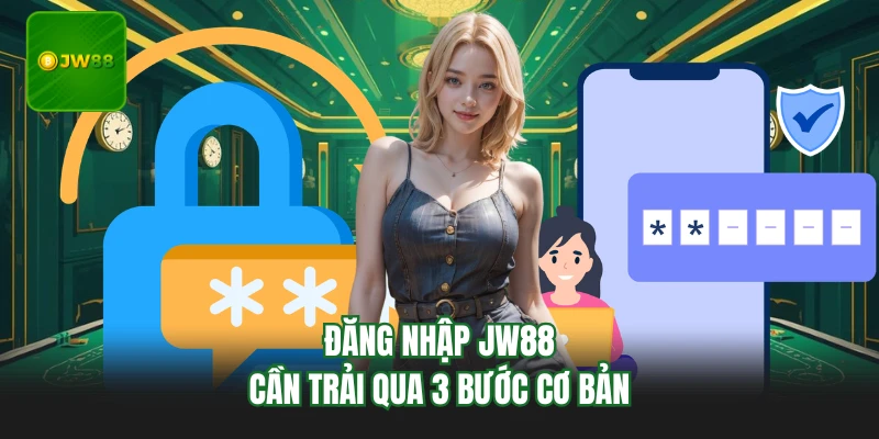Đăng nhập JW88 - Hướng Dẫn 3 Bước Chuẩn Tối Ưu Năm 2026 2 Đăng nhập JW88 cần trải qua 3 bước cơ bản